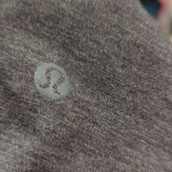 Lululemon Evolution Short Sleeve Polo Shirt *Pique Fabric Heathered Black - Picture 5 of 9